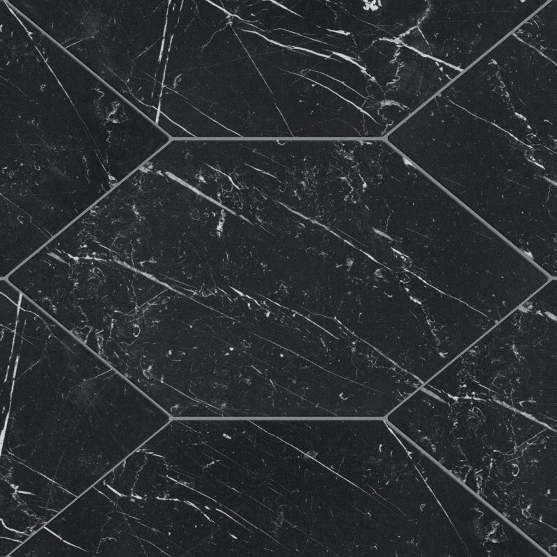 Carrelage pour mur et plancher en porcelaine 6-1 / 2 x 12-1 / 2 Timeless Kayak Marquina