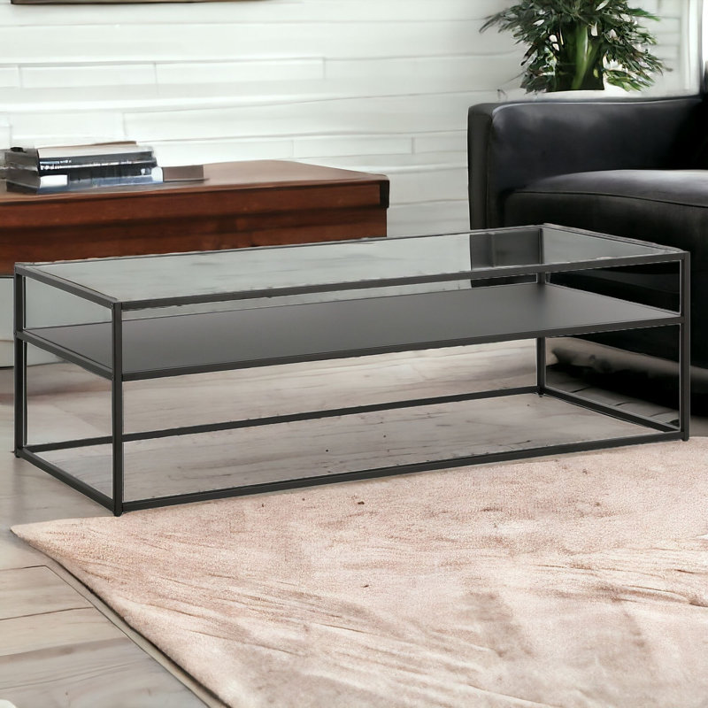 Duran Coffee Table, 17" H x 46" W x 20" D