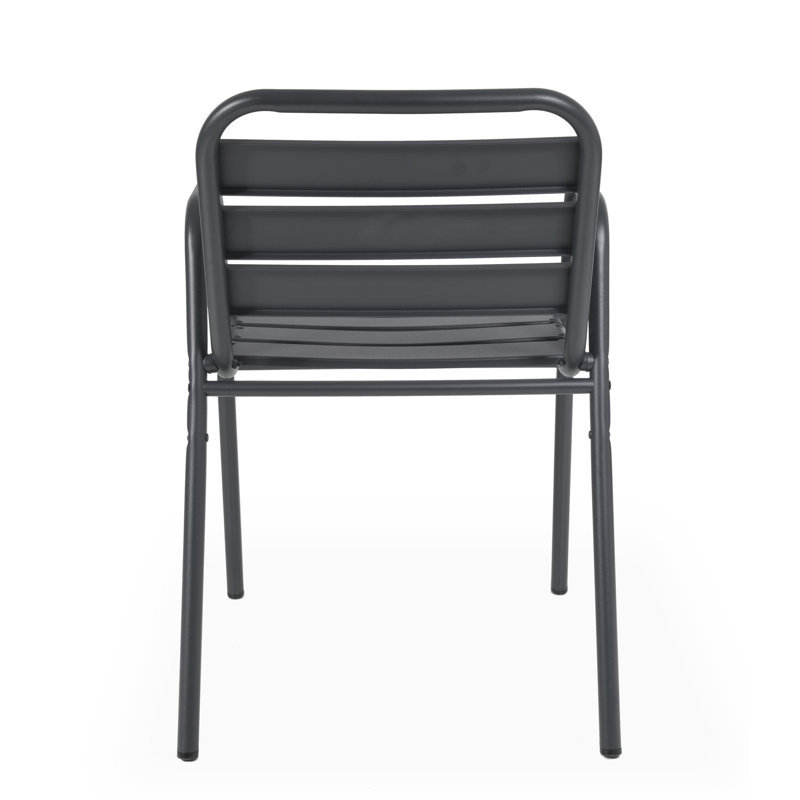Bakari Stacking Patio Dining Armchair with Cushion
