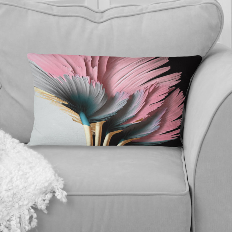 Coussin décoratif imprimé Gerbera