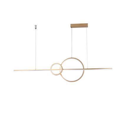 1 - Light LED Wagon Wheel Pendant