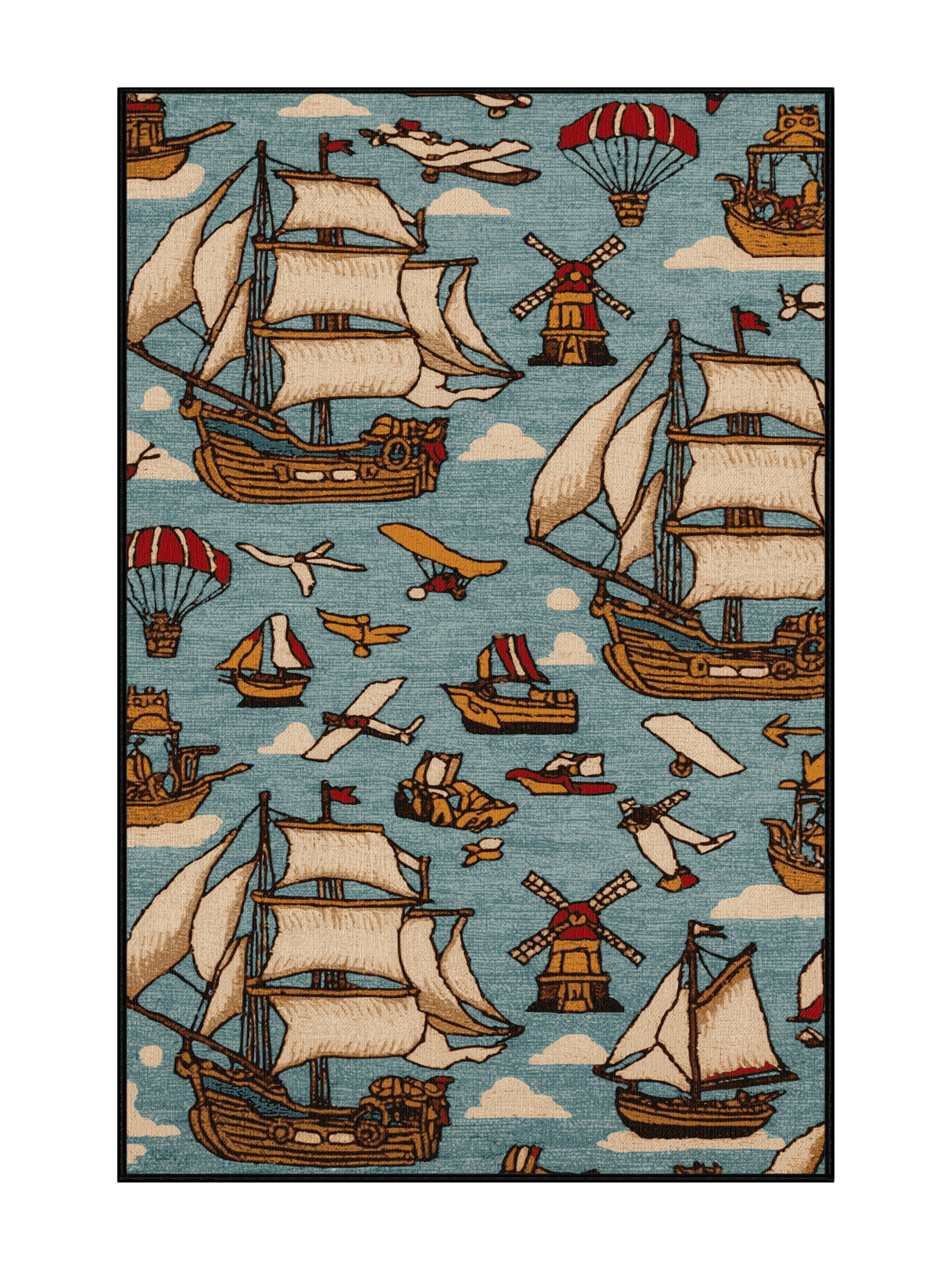 Transportation Rug Latitude Run® Machine Washable Transportation Grey Area Rug - Wayfair ...
