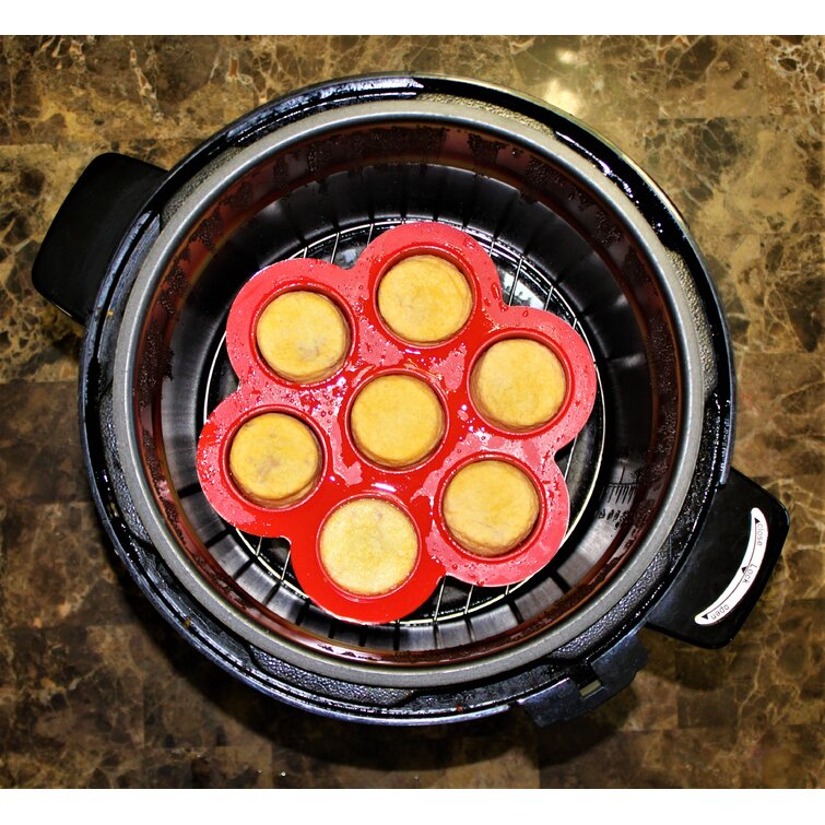 Rebrilliant Barnes 7-Cup Non-Stick Silicone Egg Bites Mold (Set of 2) Rebrilliant
