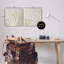 Ensemble de 2 toiles murales en sourdine de corail sur fond beige, design par Yvette St. Amant-619741021