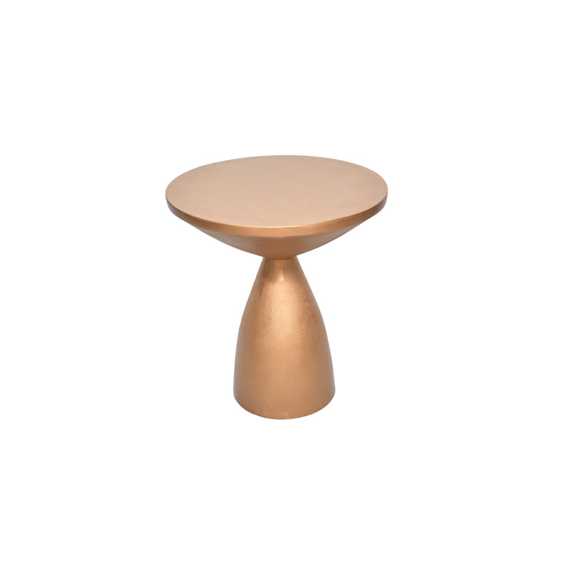 Gold End Table