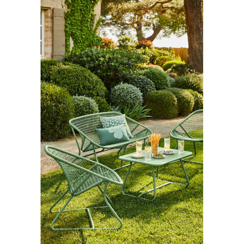 Sixties Outdoor Coffee Table, Acapulco Blue