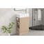 Meuble-lavabo 18,6 po avec lavabo, meuble-lavabo avec tablette à 2 niveaux, orienté vers la gauche ou vers la droite-1640108428