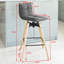Carwile Swivel Upholstered Bar Stool with Solid Wood Frame