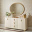 Fantosini Sideboard With Wall Mirror - Creamy Pearl