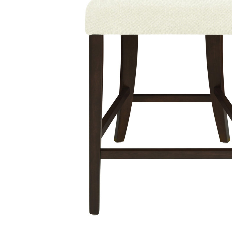Tabouret de comptoir rétro, Noir, Blanc