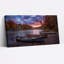 «Two Canoes at Autumn River Sunset», art mural-133468690