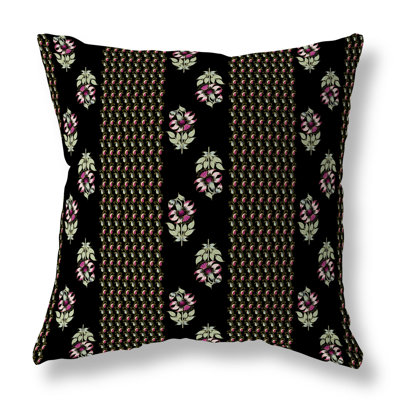Anemone Artistry Reversible Throw Pillow