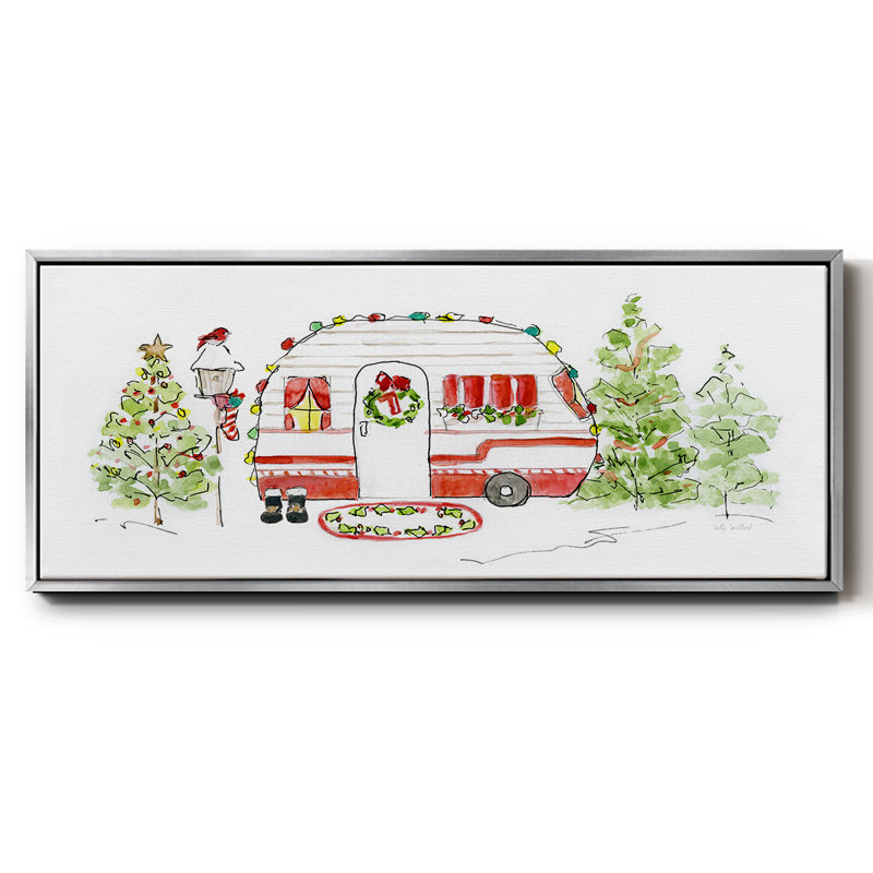 Holiday Holiday I - toile encadrée, H 8 po x l 20 po