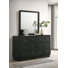 Commode 6 tiroirs avec miroir Minelly