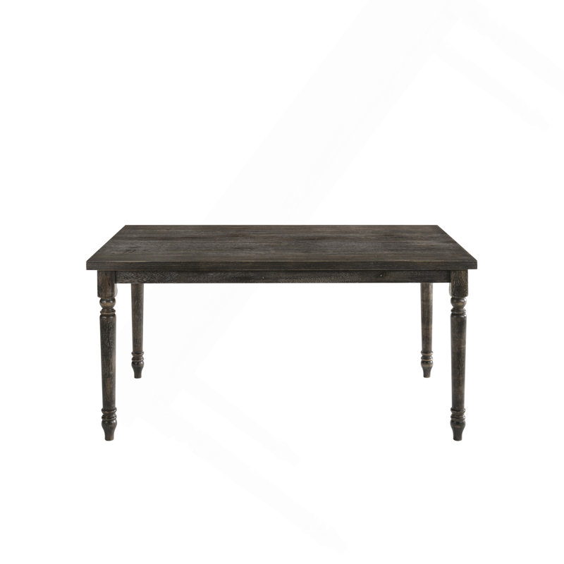 Claudia II Weathered Gray Finish Dining Table