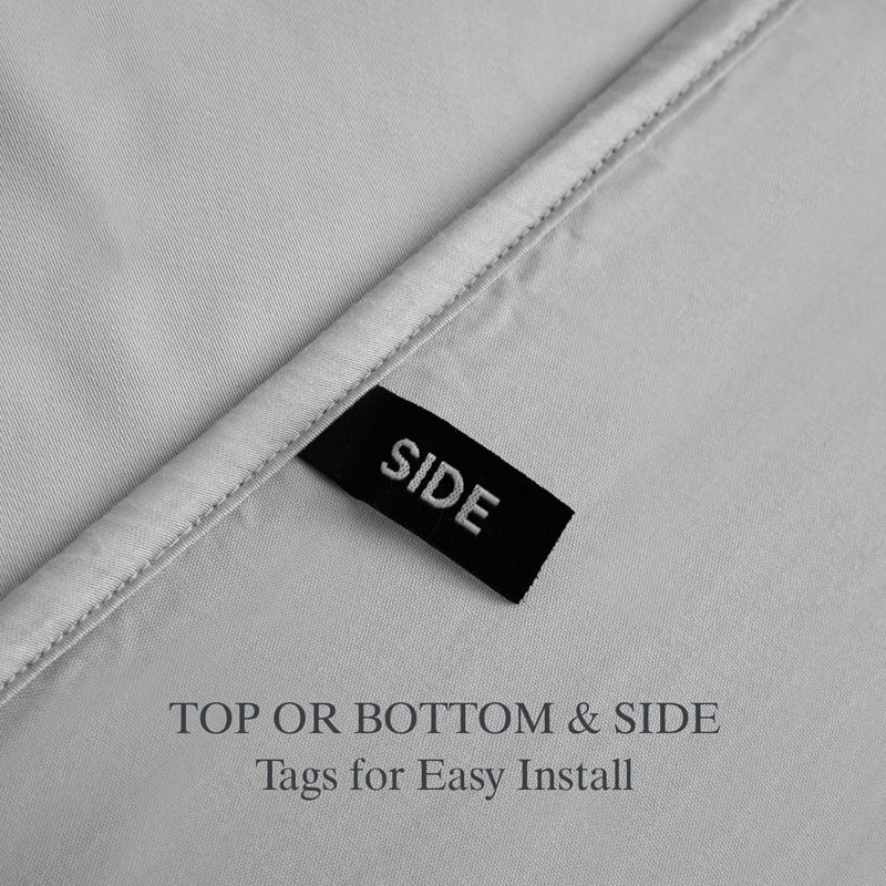 TENCEL Hand Woven Sheet Set, Gray, Full Sheet Set with 2 Pillowcases
