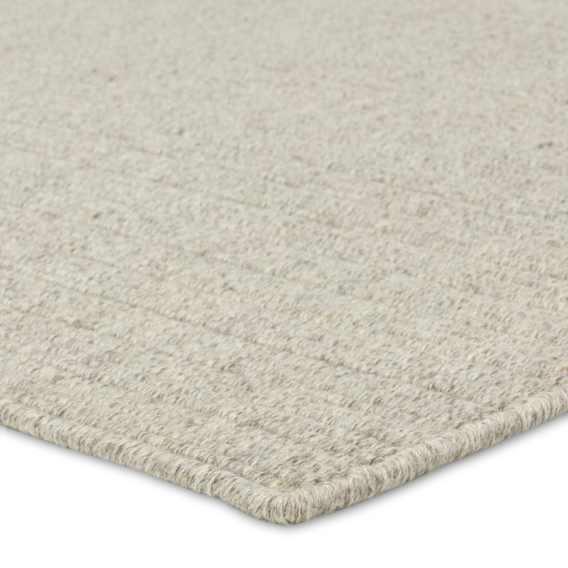 Jaipur Living Tepore TEP02 Handmade Solid Gray Area Rug, Rectangle 6' x 9'