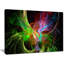 « multi-color fractal abstract design », impression sur toile tendue en vert/rouge/noir-20864679-33818909