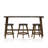 Leeson 3 - Person Trestle Dining Set