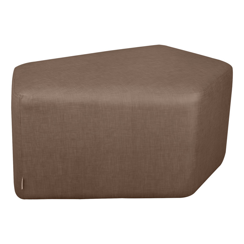 Tabouret Communedi Structuré de Learniture, H 20 po x l 39 po x P 28 po, Oui, Brun hachuré