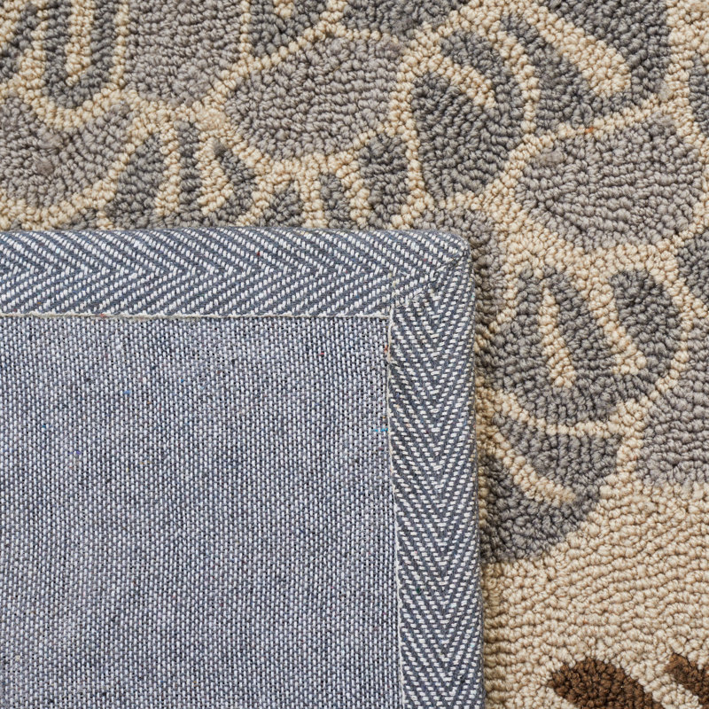 Doyle Hand Hooked Performance Floral Rug, Rectangle 2'3" x 3'9"