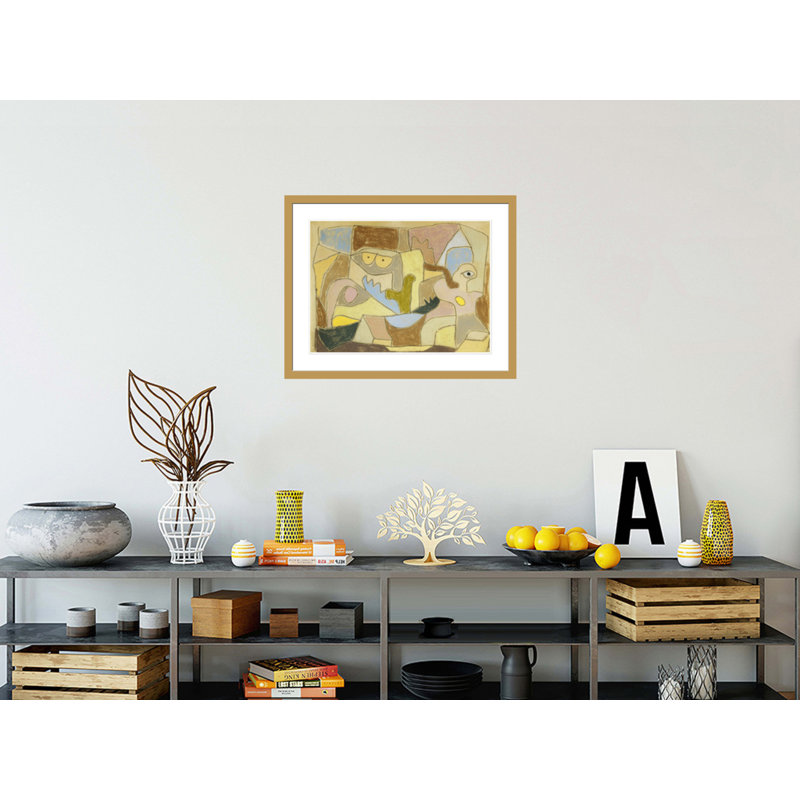 «True également pour les plantes» par Paul Klee, impression giclée encadrée, H 23,33 po x l 29,5 po