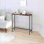 Bystrc Rustic Industrial Wooden Console Table with Storage Shelf Living Room Entyrway Furniture