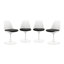Chaise d'appoint pivotante Modholic Tulip, rouge (ensemble de 2)-977501930-958523959