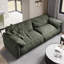Causeuse-coussin modulaire verte 100% polyester-1341521061