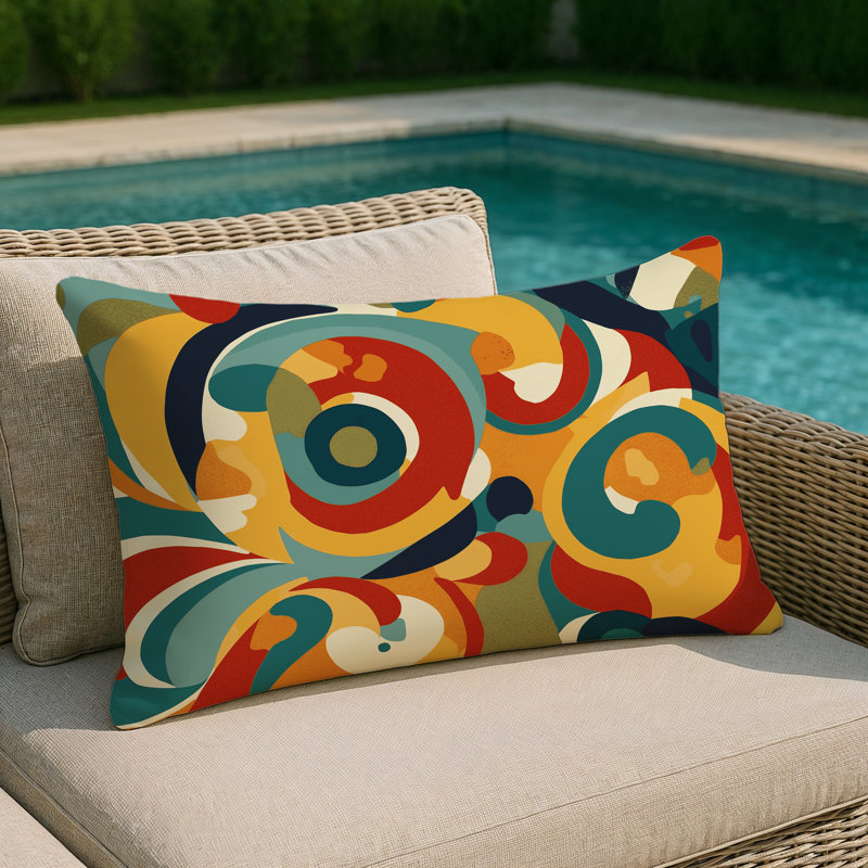 Flashy Zest Indoor And Outdoor Pillow, Rectangle 25"H x 18"W