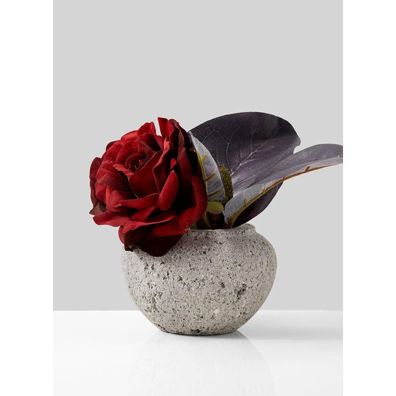 Vase de table à roche de lave unique Foulton