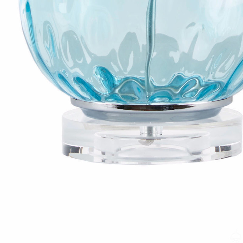 Lampe de table en verre