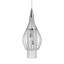 2 - Light Chrome Teardrop Pendant