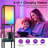 Nevaen 63'' Column Dimmable LED Floor Lamp with Remote&Shelves