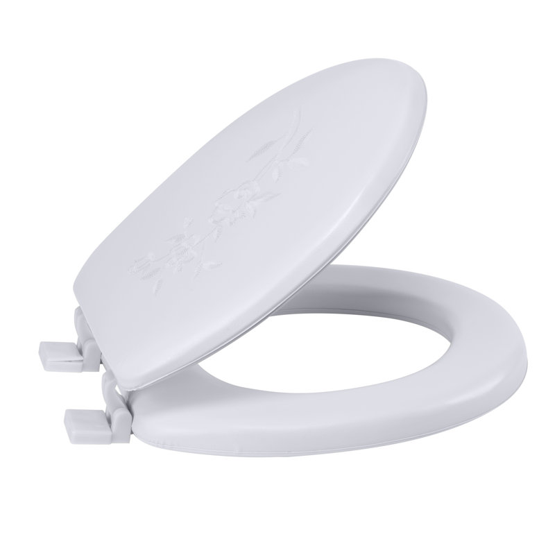 Siège de toilette rond, Blanc