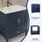 Blue 30" Bath Vanity with Bottom Drawer Sink Cabinet Without Top