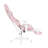  Velvet Gaming Chair - Pink