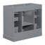 Meuble-lavabo 36 po sans lavabo, base d'armoire seulement, une armoire et six tiroirs-53241851