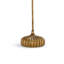 Lampe de table clou de girofle avec abat-jour en lin naturel