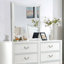 Miroir transitionnel l 33,4 po, blanc