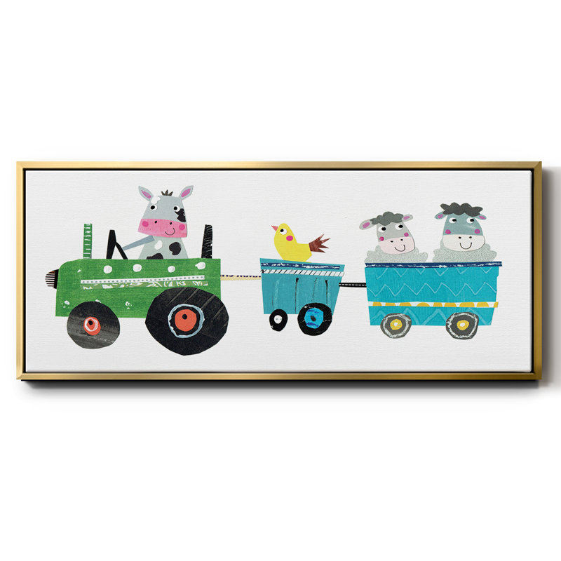 Cute Farm- Framed Canvas, 20" H x 50" W