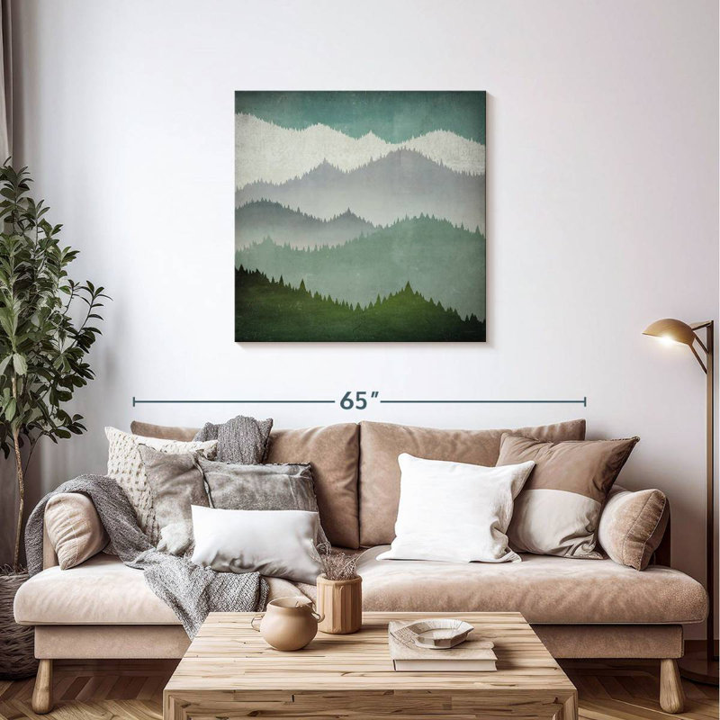 Avery Forest's First Snow, 36" H x 36" W