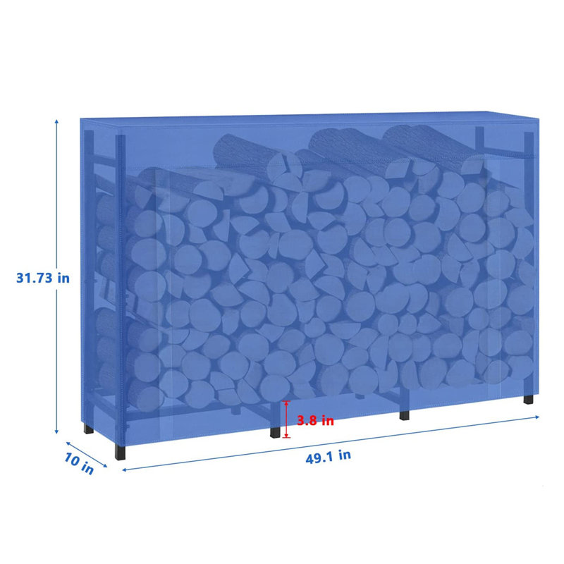 Kiwanis 49.1'' W Metal Log Rack