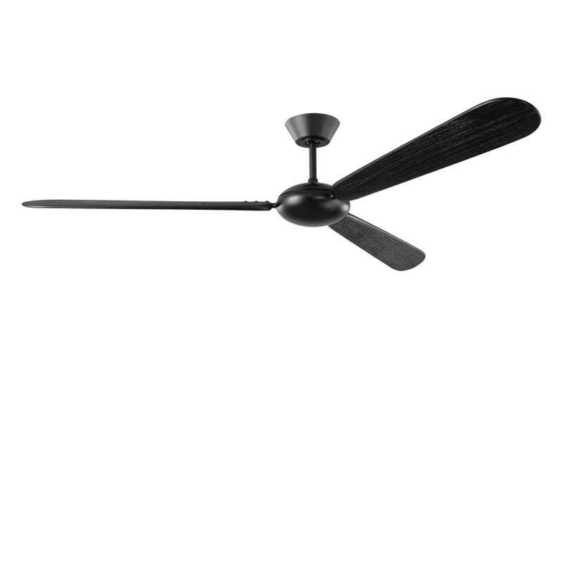 Pod Smart 64 Ceiling Fan, Ebony, Midnight Black