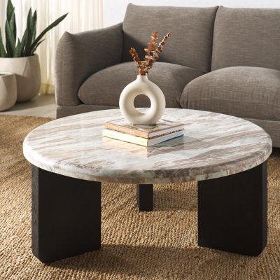 Bryony 38" Genuine Marble Coffee Table