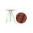 Hudson Solid Wood Top End Table-11795415-11795422