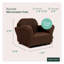 Fauteuil club Weybridge, microsuède rond-1896381984