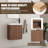 Paston 18 '' Single Bathroom Vanity Set with Resin Vanity Top-1153771725
