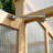 Cedar Wood Greenhouse With Polycarbonate Panels, Outdoor Walk-In Greenhouse With Ventilation System