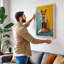 Contemplative Fox Modern - Wrapped Canvas-1597359322-1597359334